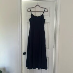 linen-blend summer dress